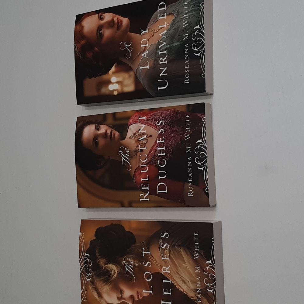 Roseanne M. White 3-book set Ladies of the Manor Christian Fiction Bethany House